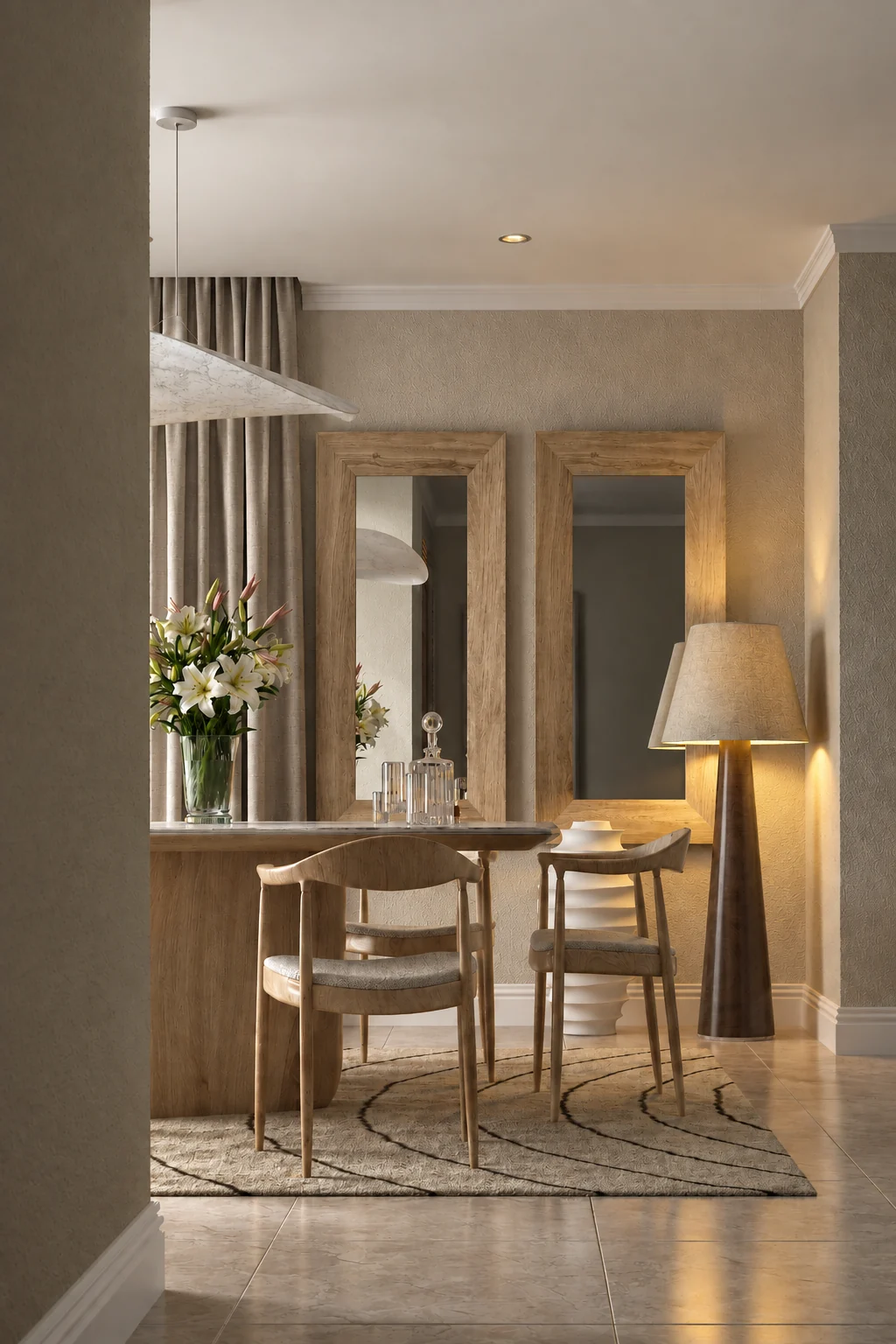 Dining room detail