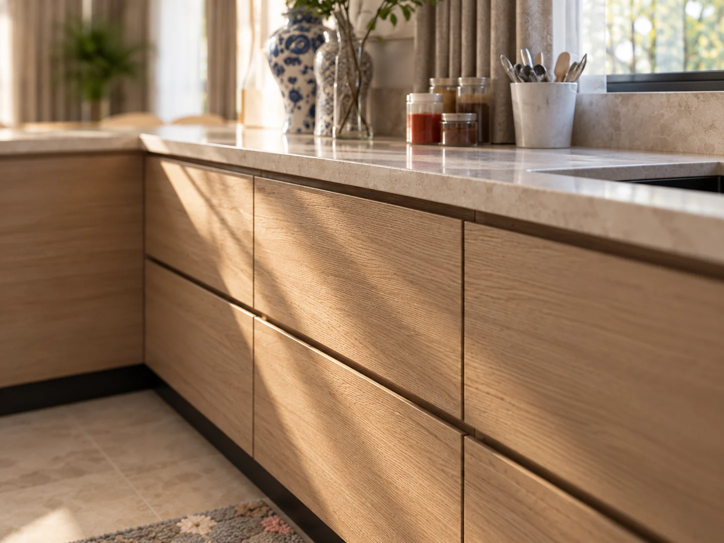 Timber kitchen joinery